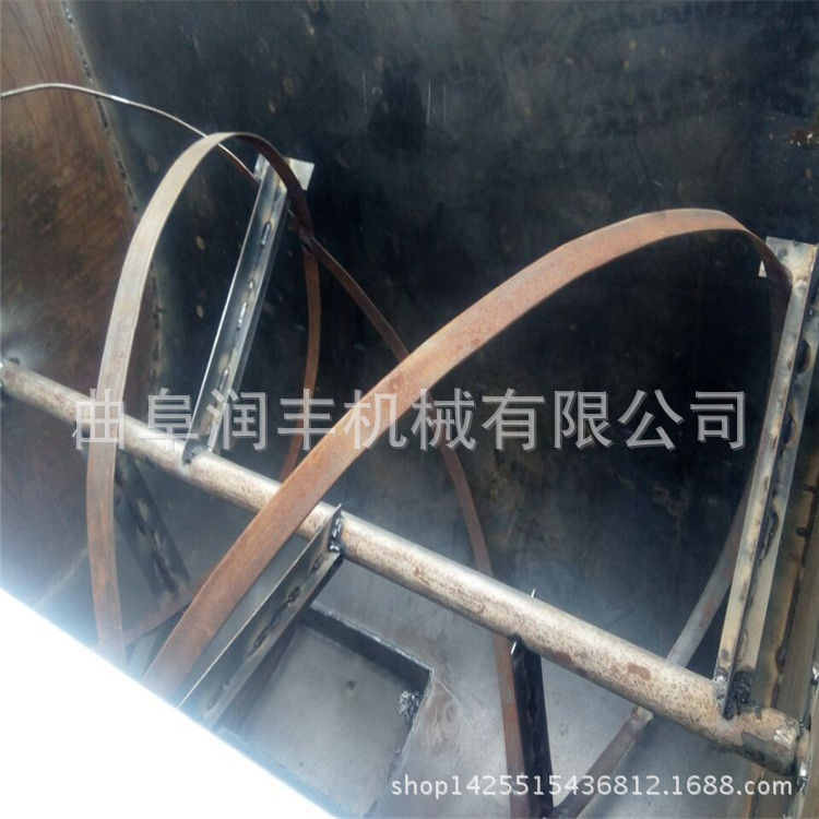 减速机饲料混合机 卧式饲料混合机 饲料搅拌机定做厂家