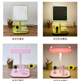 Квадратное светодиодное креативное зеркало, креативная настольная лампа