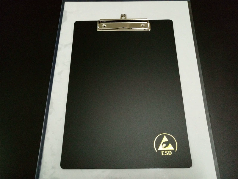Антистатический зажим для пластины Антистатическая доска записи для записи Антистатическая доска для записи документов A4