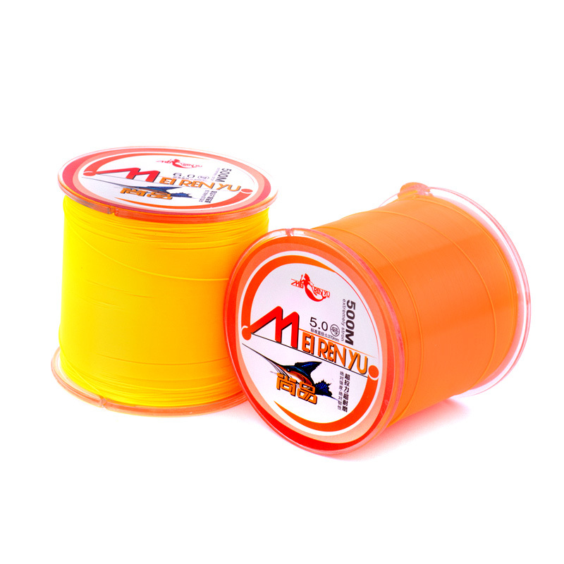 (Wholesale), Japanese wear-resistant nylon fishing line, 500meter 5