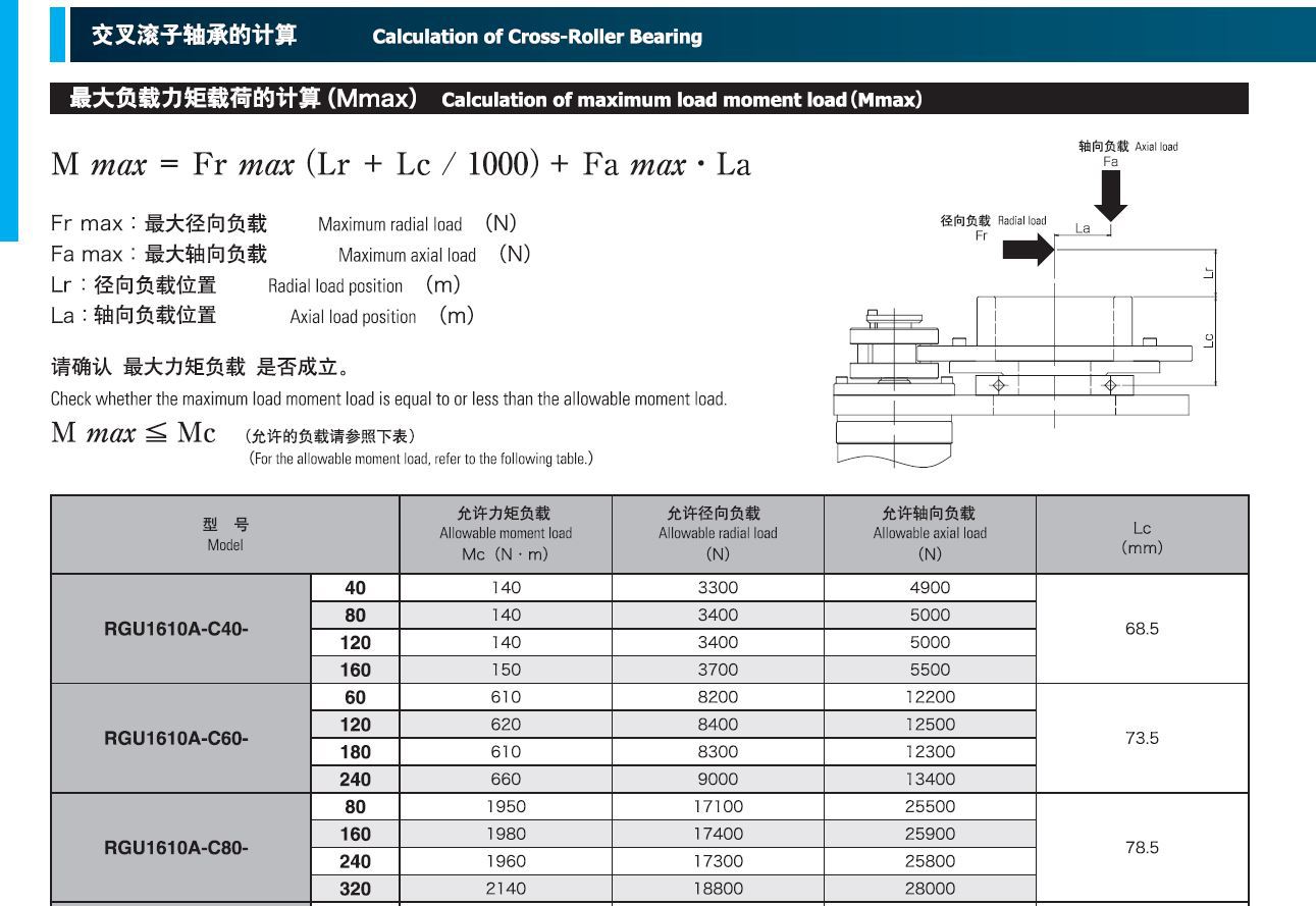 12 交叉滚子的计算