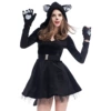 Black cat skirt