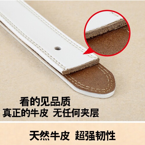 Women's Hollow Genuine Leather Belt Women's Pin Buckle Fashion Versatile Women's Belt Retro Casual Decorative Jeans Belt