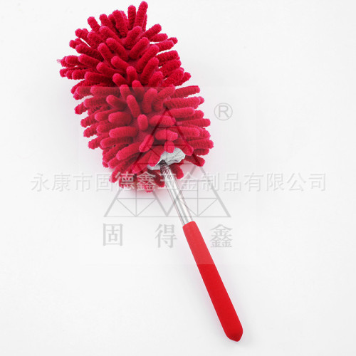 Factory wholesale cross-border telescopic dust removal duster ultra-fine fiber desktop sweep shaggy dust brush feather duster