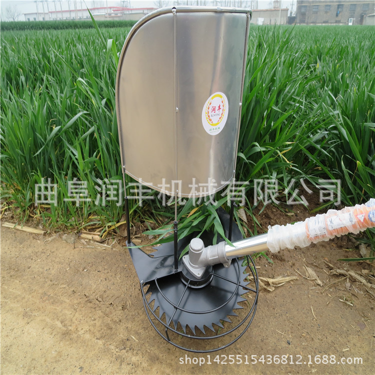 手推式汽油剪草机 汽油割草机图片 合金刀片割草机