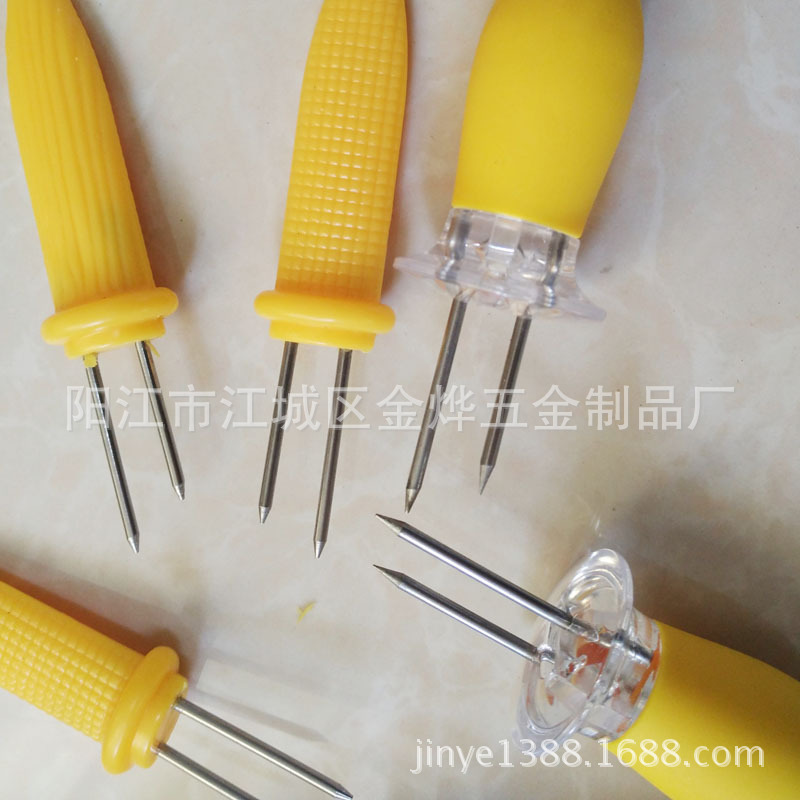 玉米针 双色玉米针 玉米叉 烧烤玉米用