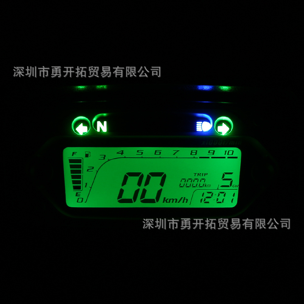 跨境热销产品国内批发CG摩托车改装液晶屏仪表机转/