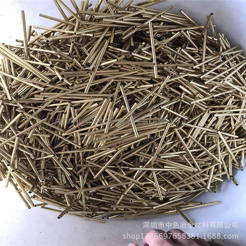 H62黄铜毛细黄铜管 H65厚壁铜管 国标实心黄铜管批发