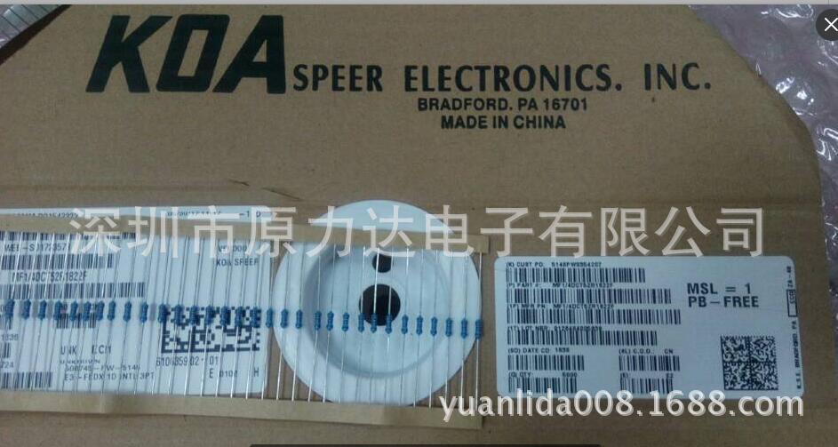 原装MF1/4DCT52R1822F原装现货/KOA Speer原装