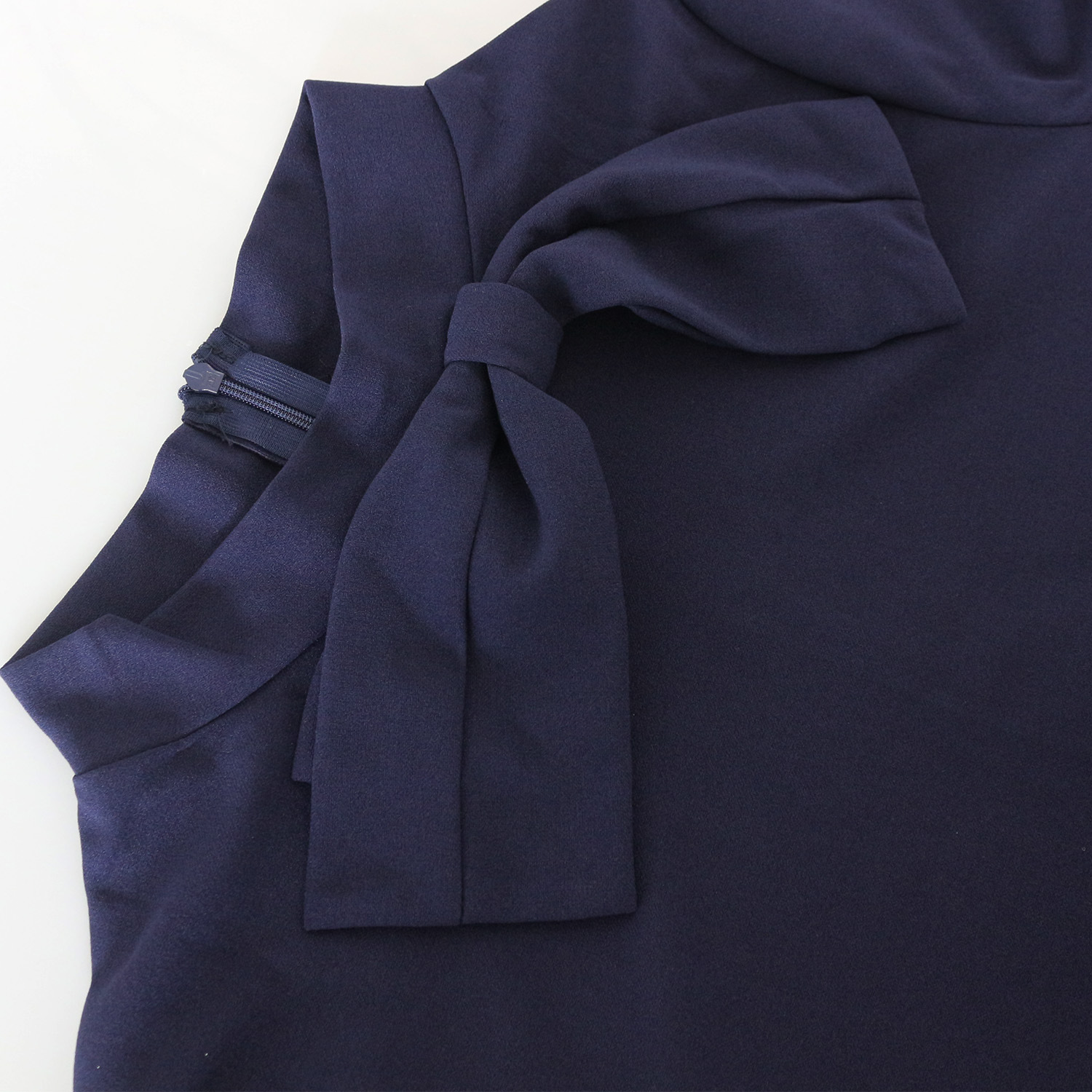Woman XL-5XL Long Sleeve dress Solid Color Bowknot Bodycon dress 6 ...