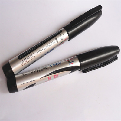 2004记号笔批发大头笔黑色油性笔办公用马克笔快递笔唛头笔|ms