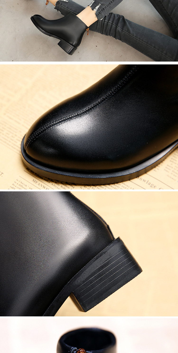 Bottes femme en PU artificiel - Ref 3354951 Image 11