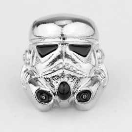 wish速卖通爆款 电影周边 Star Wars 星球大战白兵头盔胸针徽章