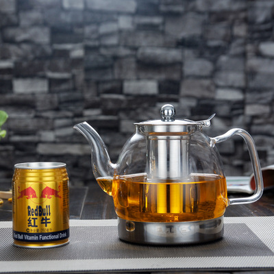 Electromagnetic furnace Dedicated Glass teapot teapot Glass Electromagnetic Pot High-capacity Red Teapot filter Teapot