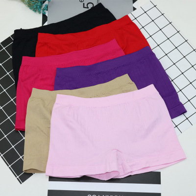 廠家直銷女士平角褲超大碼防走光安全褲性感蕾絲防漏打底褲女批發