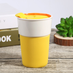 德化陶瓷杯創意大容量陶瓷咖啡杯廣告禮品VIA杯印製LOGO馬克杯