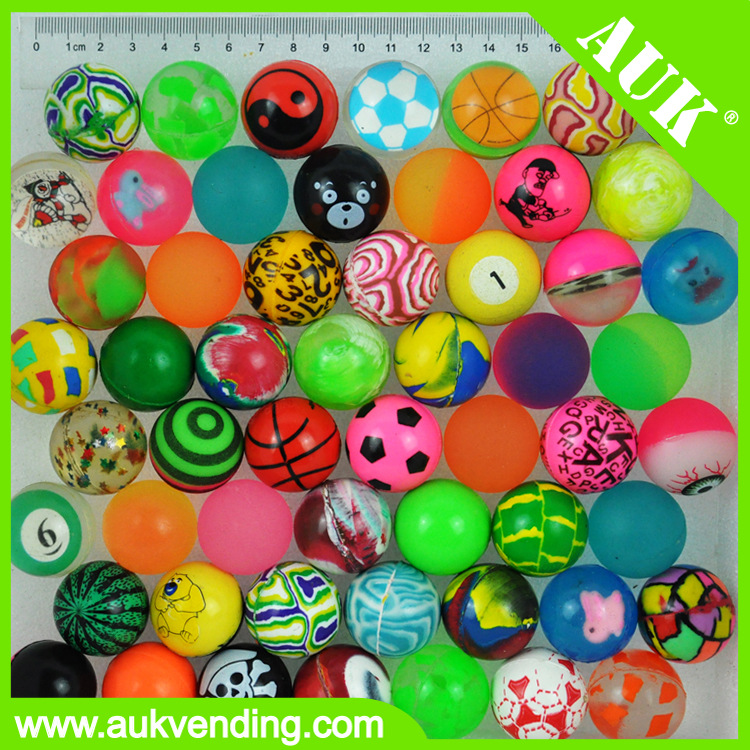 32号弹力球，一元弹力球机用弹性球，投币扭蛋机用弹力球