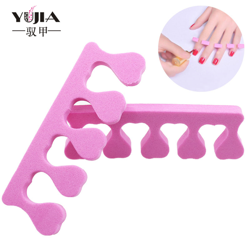 Fábrica directa uñas herramientas Eva amor dedo separador esponja dedo separador algodón un paquete