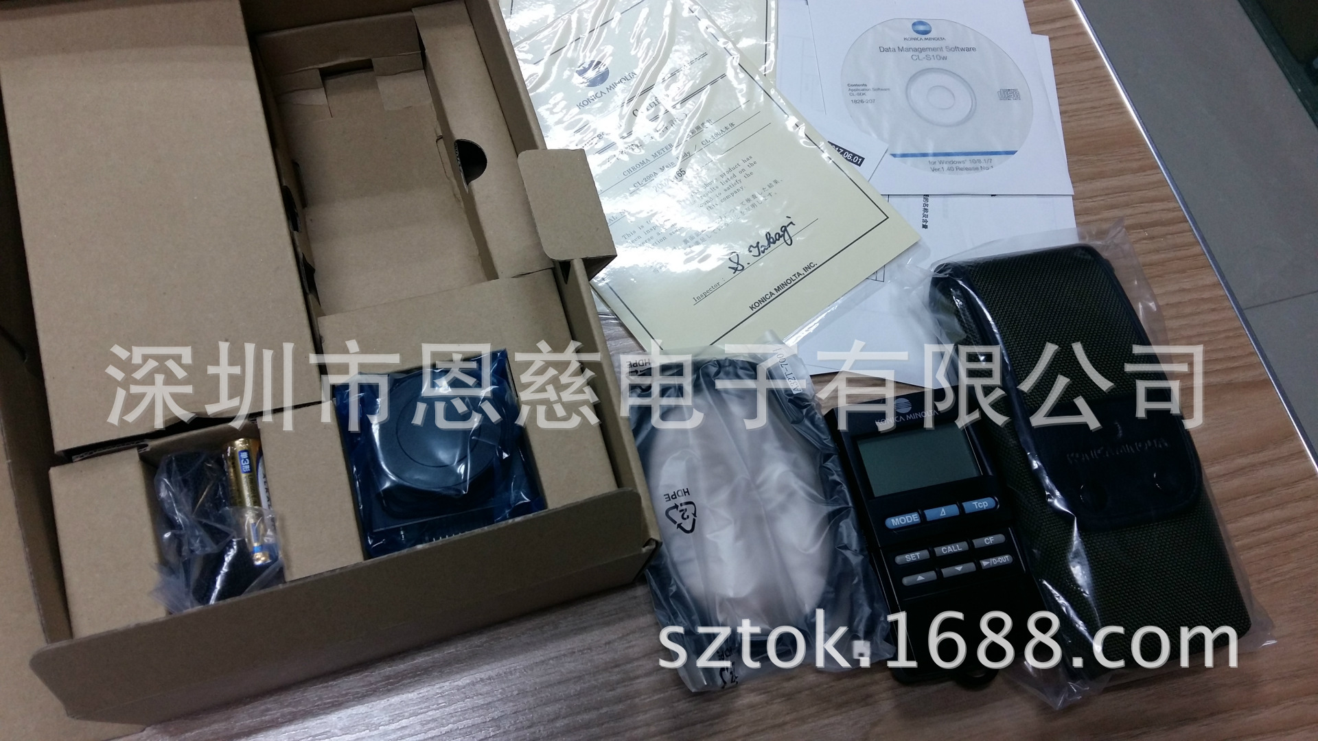 CL200A柯尼卡美能达KONICA MINOLTA色彩照度计CL-200A色温照度计