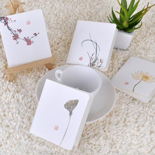 Chinese-style greeting card, Korean creative birthday card, thank you card, blessing card, DIY Thanksgiving and Christmas greeting card