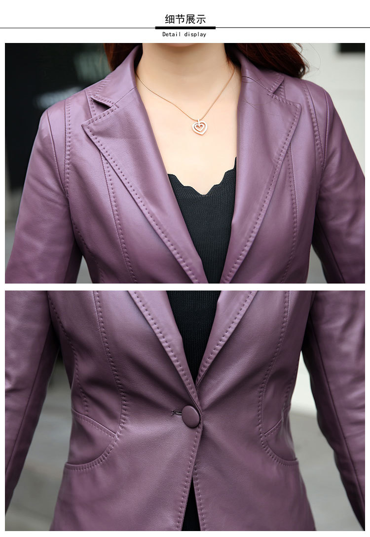 Veste cuir femme POIGNéE en PU - Ref 3333349 Image 35