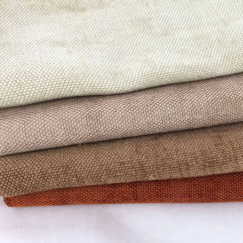 涤棉混纺 高档加厚耐磨混纺亚麻纯色沙发套抱枕布 批发