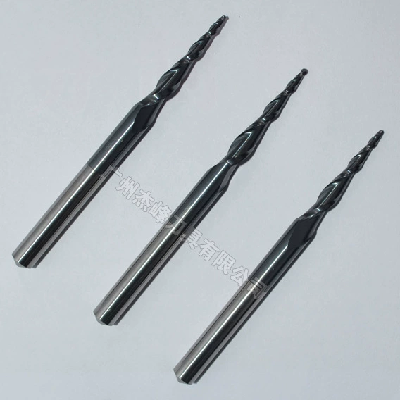 AA Class R0.75*30H*6D*75L*2F coating tapered ball head milling cutter super particle tungsten steel oblique ball milling cutter