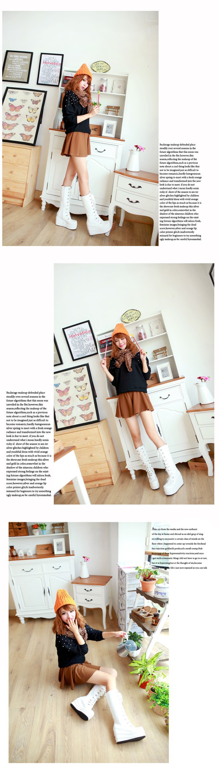 Bottes femme en PU artificiel - Ref 3354900 Image 12