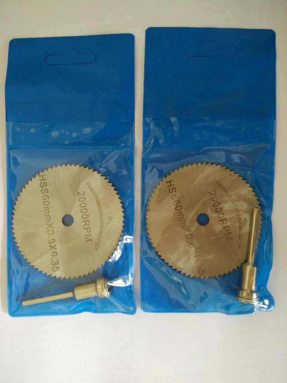 厂家批发 高速钢 小锯片 2件套装  44mm+6.15接杆精密切割机