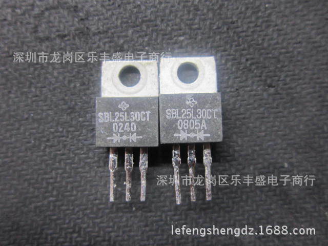 SBL25L30CT 拆机VISHAY TO-220 肖特基二极管 25A 30V