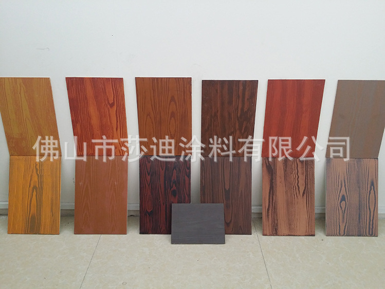 仿古木纹漆 木纹涂料加工 镀锌管木纹漆施工-阿里巴巴