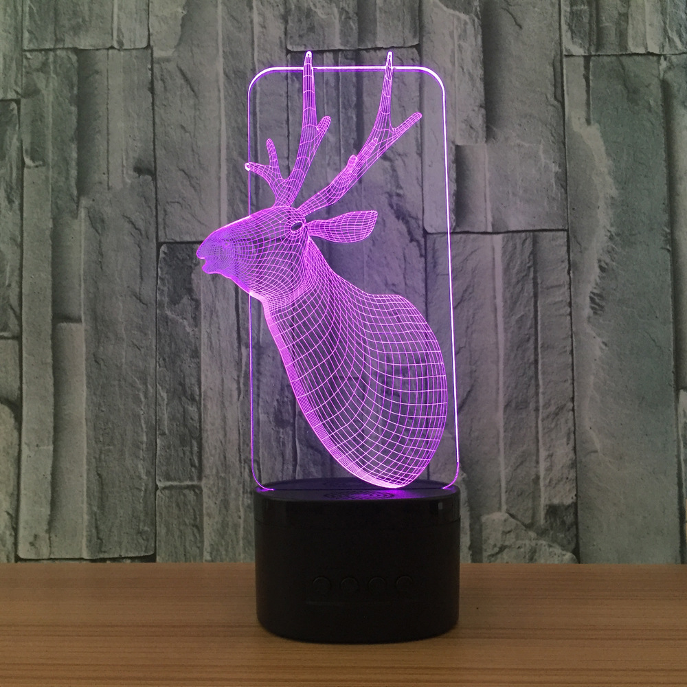 2017外贸星球大战3D创意七彩小夜灯 家居卧室