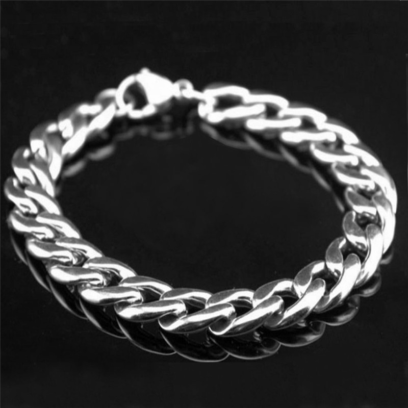 Fashion Geometric Titanium Steel No Inlaid Men's Bracelets display picture 2