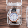 Fashionable watch, box, stand, wholesale, simple and elegant design, Birthday gift