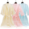 direct deal new pattern Waffle pure cotton Beauty Bathrobe Supersoft Khan steam service bathrobe A generation of fat