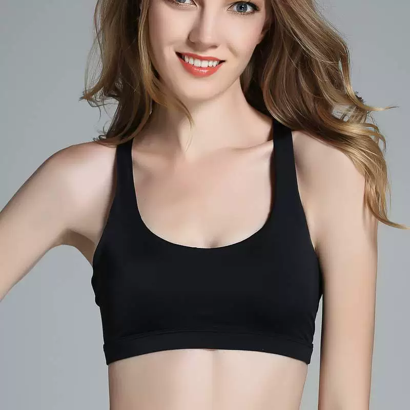 Sports Bra Wireless Yoga Top, Quick-Dry Shockproof, Beauty-Back Design, Plus Sizes S–XL