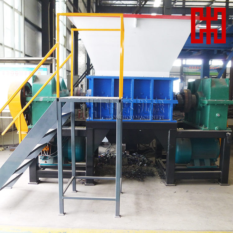 铁皮压块撕碎机厂家 钢销铁皮铁丝破碎机 易拉罐旧自行车撕碎机