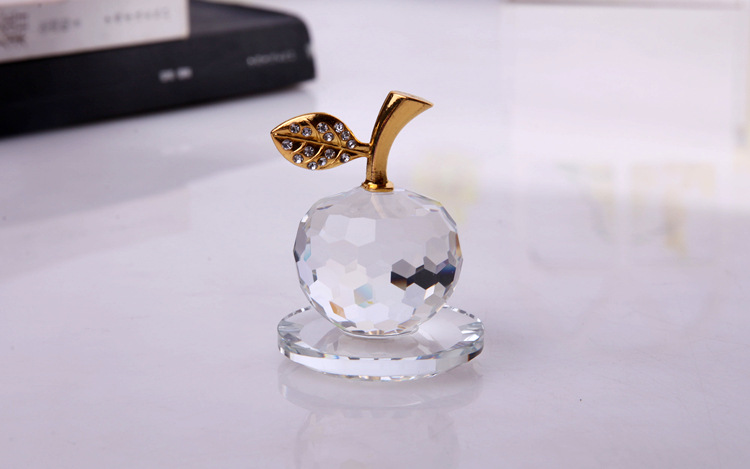 Simple Style Apple Crystal Casual Daily Ornaments display picture 2