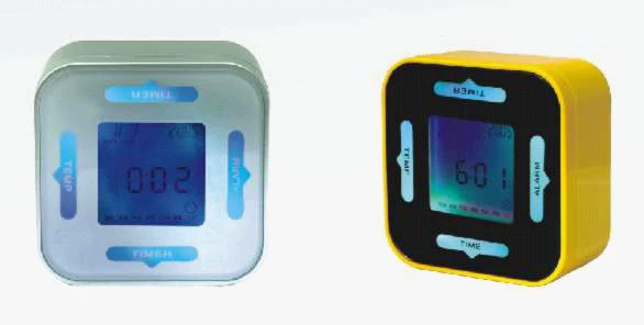 Часы календарь, красочные часы, Красочный будильник, треугольник часы, Четырехсторонние часы, вращающийся календарь