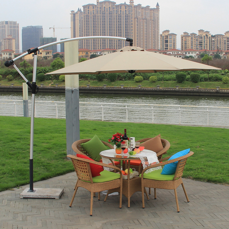 Outdoor courtyard garden parasol 3 meters outdoor large stall Roman…