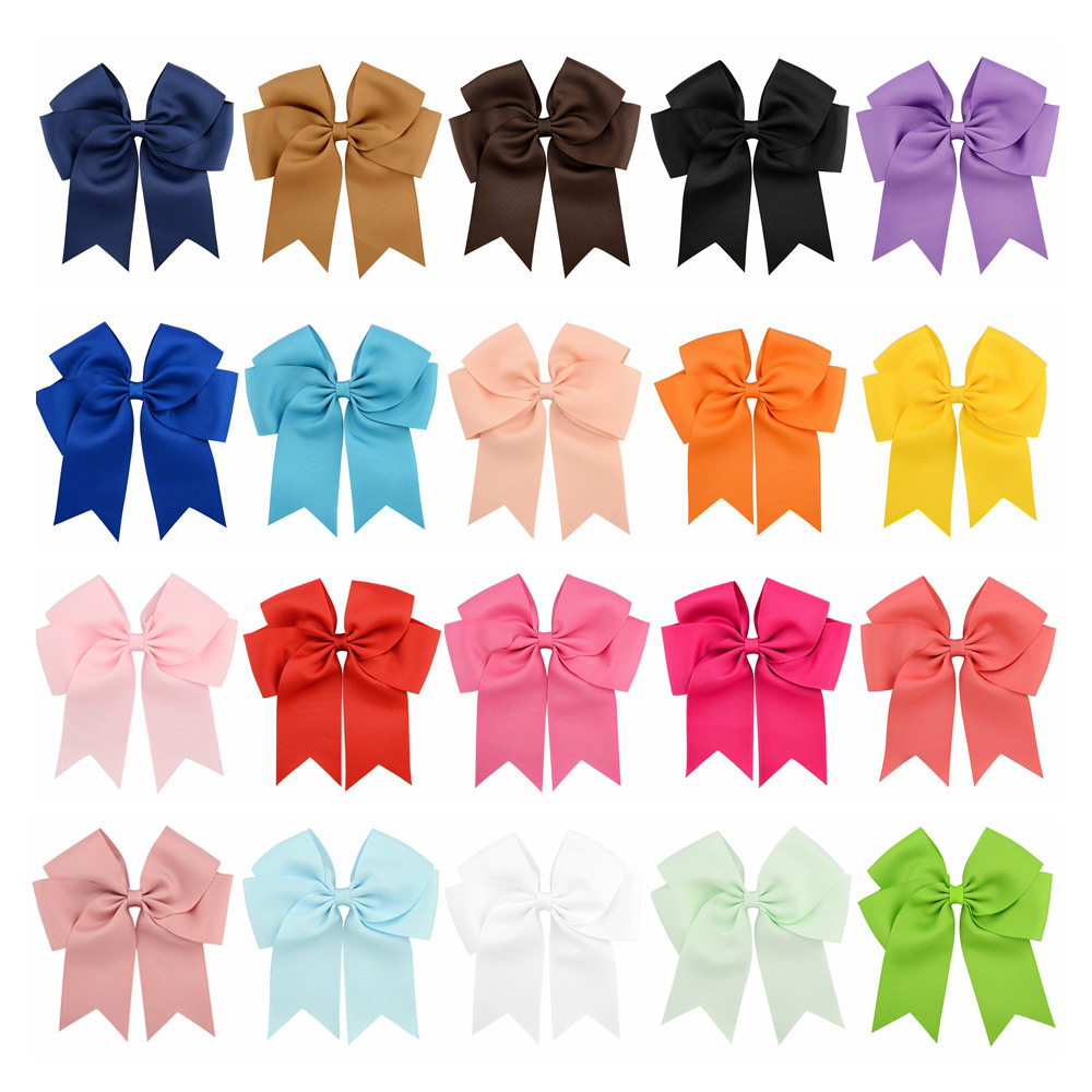 New Korean Ribbed Satin Fishtail Double-layer Bow Hairpin display picture 7