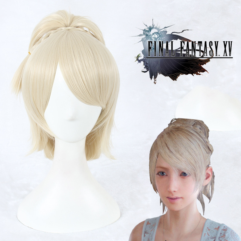 Xiu Dan Final Fantasy 15 Luna Freya Knox Fulley Braids cos Wig 326A