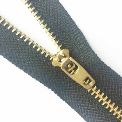 牛仔裤用闭口工码抓码自锁拉链 批发鞋靴用黑色白色3号金属拉链|ms