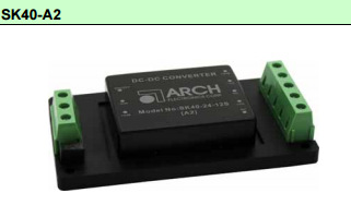 ARCH A2底座安装DC/DC电源模块SK40-48-24S-A2 SK40-48-12S-A2