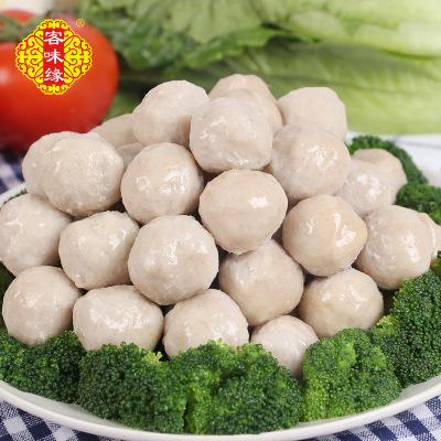 客味缘 贡丸250g 猪肉丸瘦肉丸火锅新鲜食材批发关东煮豆捞肉丸子|ms