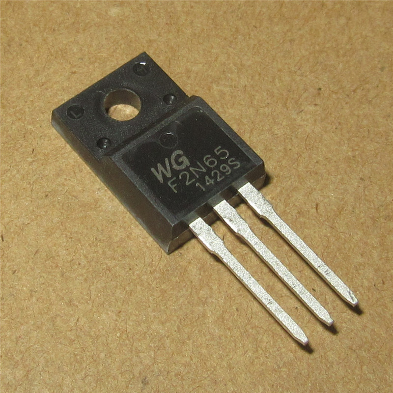 供应开关电源整流器MOS管WGF2N65 F2N65 TO-220F 2A 650V N沟道