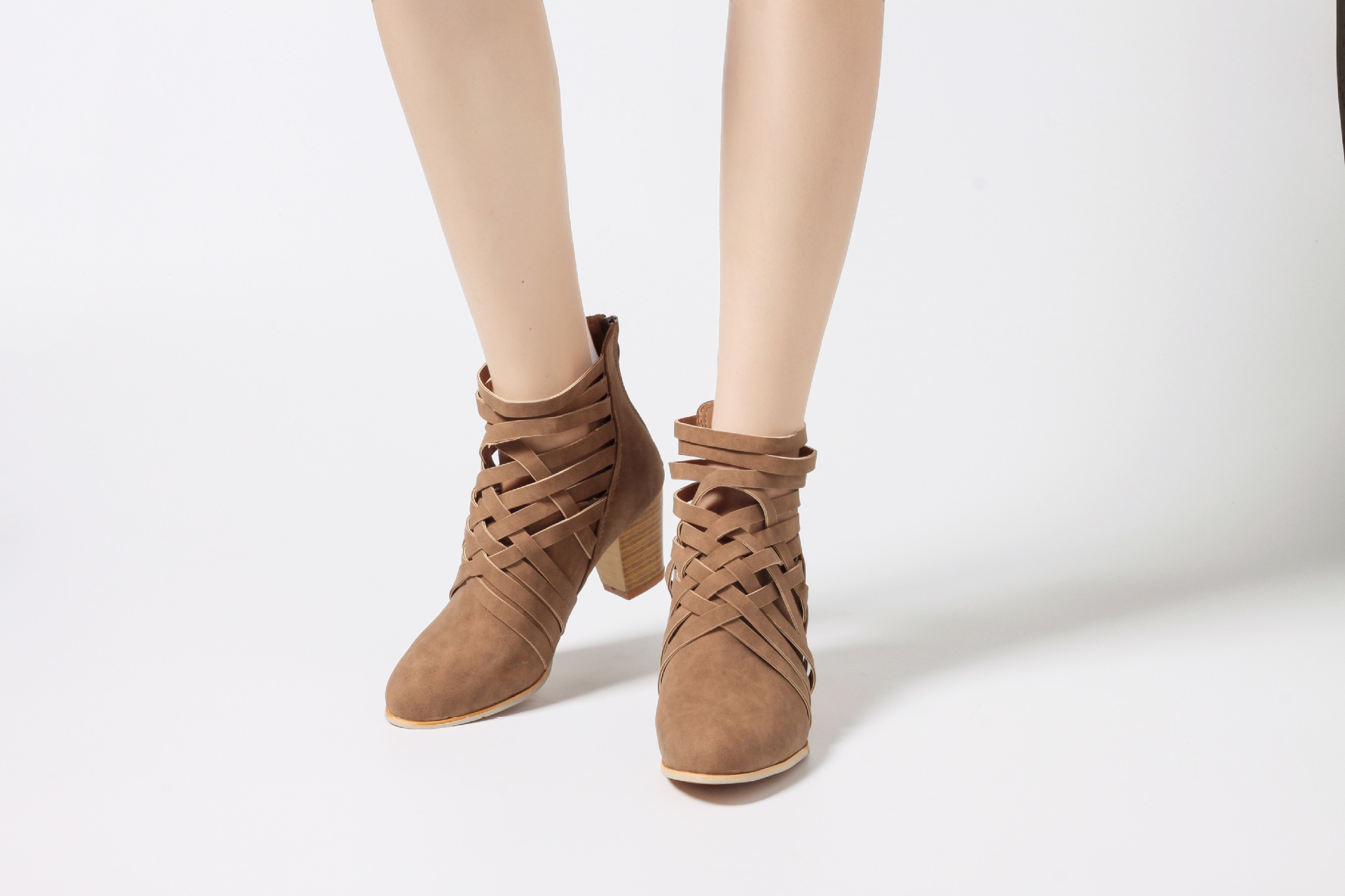 Bottes femme en PU artificiel - Ref 3354897 Image 18