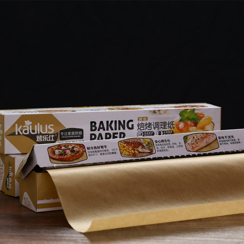 Baking Leshi 10-20 meters natural color silicone oil paper for baking, universal conditioning paper, oil-absorbing paper, anti-oil and anti-stick baking paper