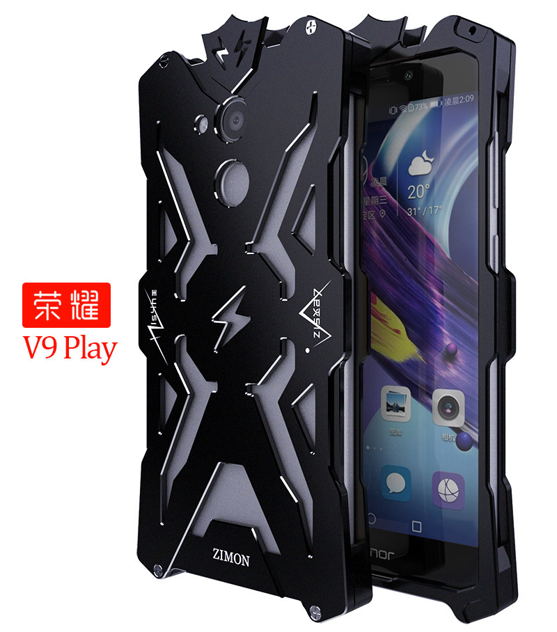 SIMON THOR Aviation Aluminum Alloy Shockproof Armor Metal Case Cover for Huawei Honor V9 Play