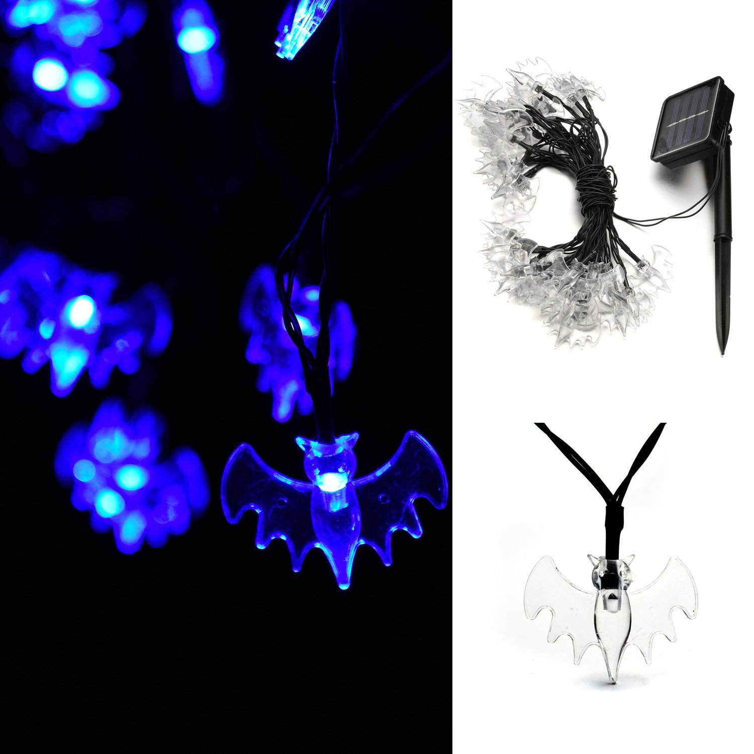 led Solar Pumpkin String Outdoor Decoration Halloween String Lights Garden Waterproof Solar LED Pumpkin String